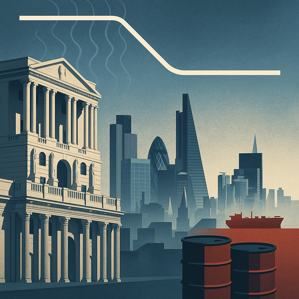 BoE to hold rates as inflation dips, risks rise