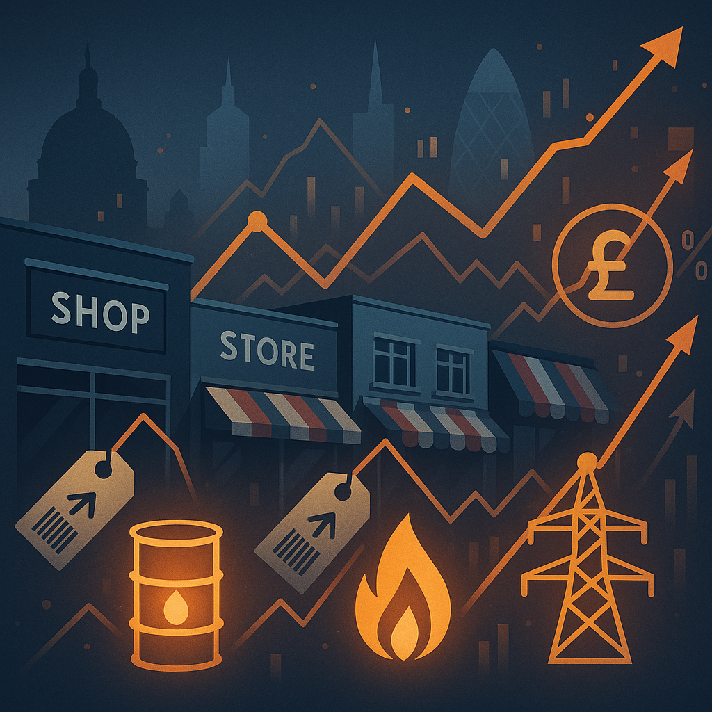 UK shop prices climb on energy cost surge