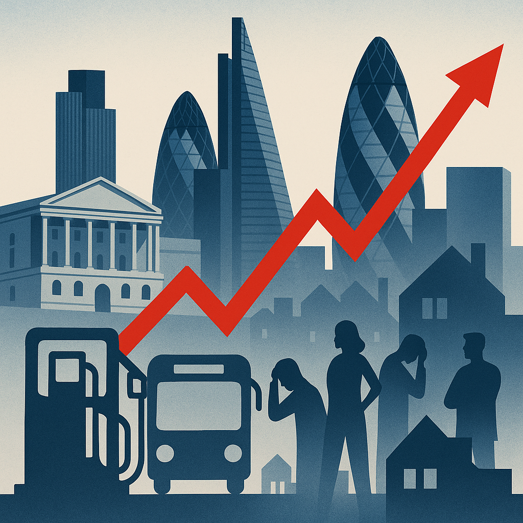 UK inflation jumps to 3.1% as fuel costs surge