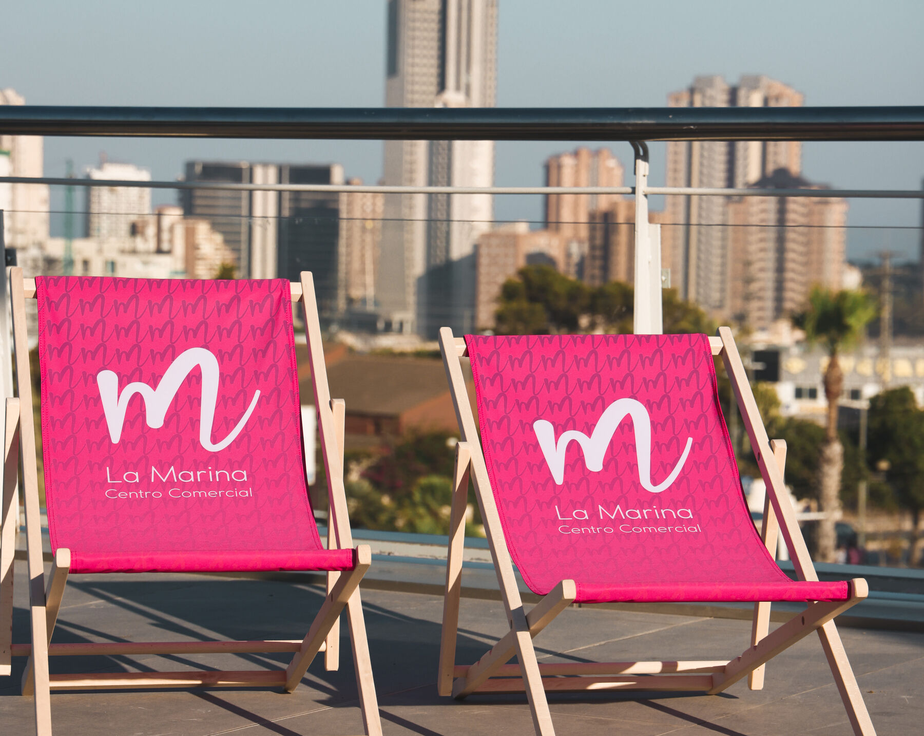 Why Media delivering branded assets for their client La Marina Shopping Centre in Benidorm, Spain.