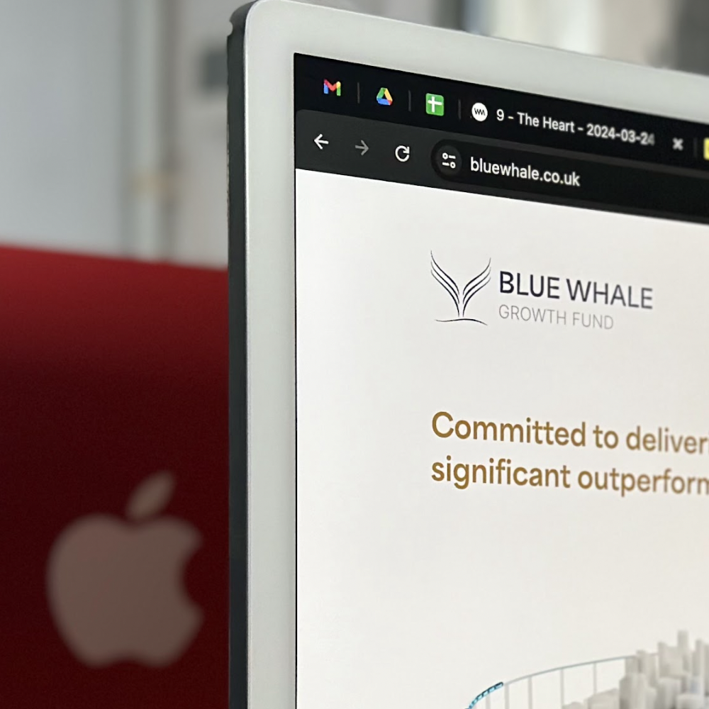 Why Media Supports Blue Whale Growth Fund's Website Development