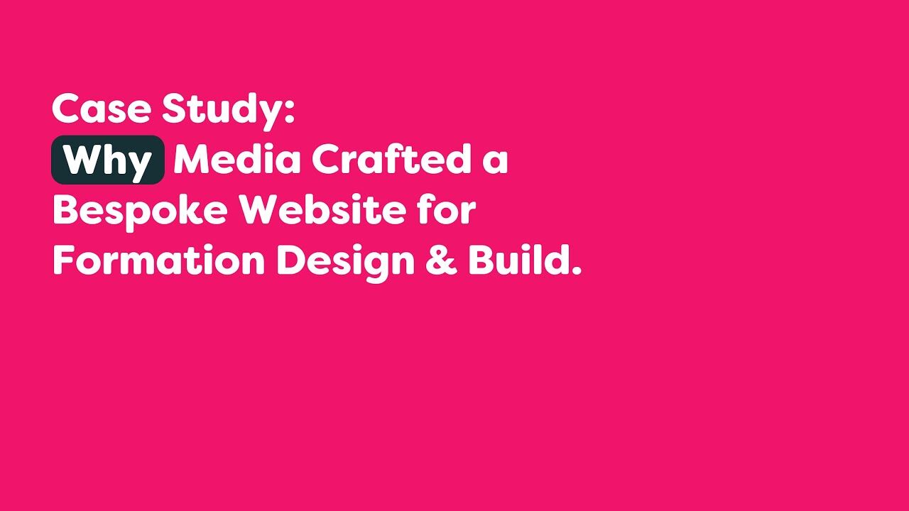 Why Media Crafted a Bespoke Website for Formation Design & Build thumbnail image