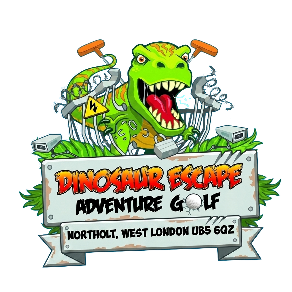 Dinosaur Escape Adventure Golf logo